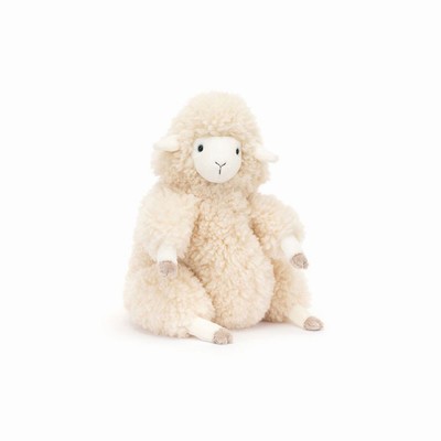 Jellycat Bibbly Bobbly Sheep Farmyard USA | 31275TEHX